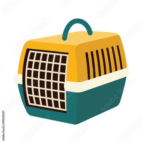 Pet Carrier Vector Illustration - 01