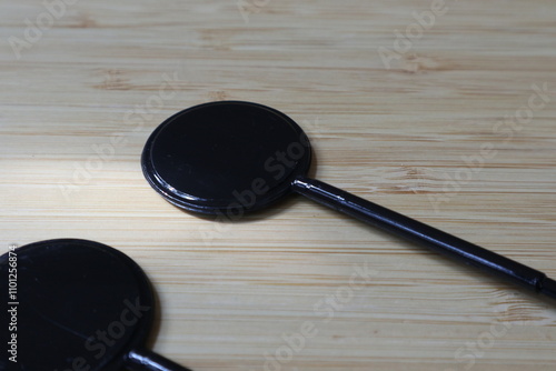 Promotional cocktail stirrer for branding black color