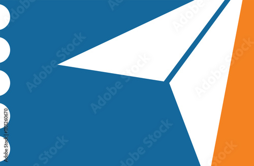 The logo represents an abstract travel or flight theme, possibly related to airline services, travel agencies, or ticketing platforms. The clean lines and modern design convey efficiency, speed, and i