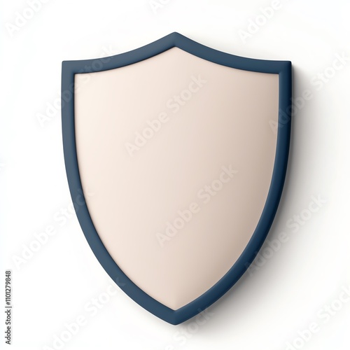 A simple, blank shield shape with a dark border, symbolizing protection and security. Free Download A simple, blank shield shape with a dark border, symbolizing protection and security. - GFXLoad