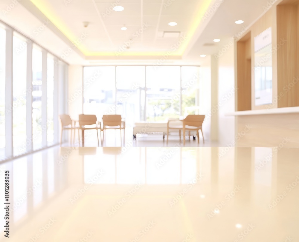 Fototapeta premium Modern Hospital Waiting Area
