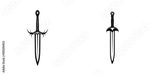 Icon depicting a flat pirate cutlass sword for use in games and websites.