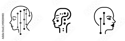 Icon featuring a flat design of a shower sprinkler with descending water, ideal for apps and websites.