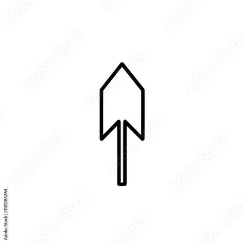 Modern line art icon representing scalability or a scalable system for apps and websites.