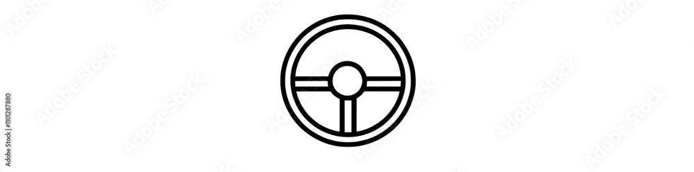 A car wheel icon is depicted using a single continuous line. A wheel icon in one line. A one-line drawing as the background. A contemporary illustration featuring car steering wheel symbols. A car wheel icon is depicted using a single continuous line. A wheel icon in one line. A one-line drawing as the background. A contemporary illustration featuring car steering wheel symbols.