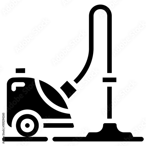 hoover vector glyph icon
