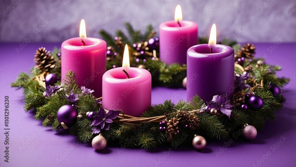 christmas decoration with candles christmas decoration with candles
