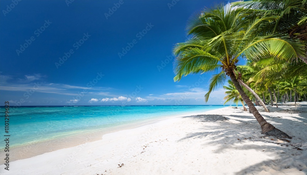 beach with coconut trees beach with coconut trees