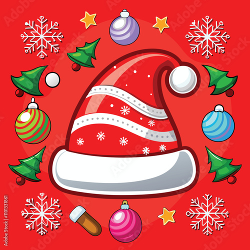Christmas icons set