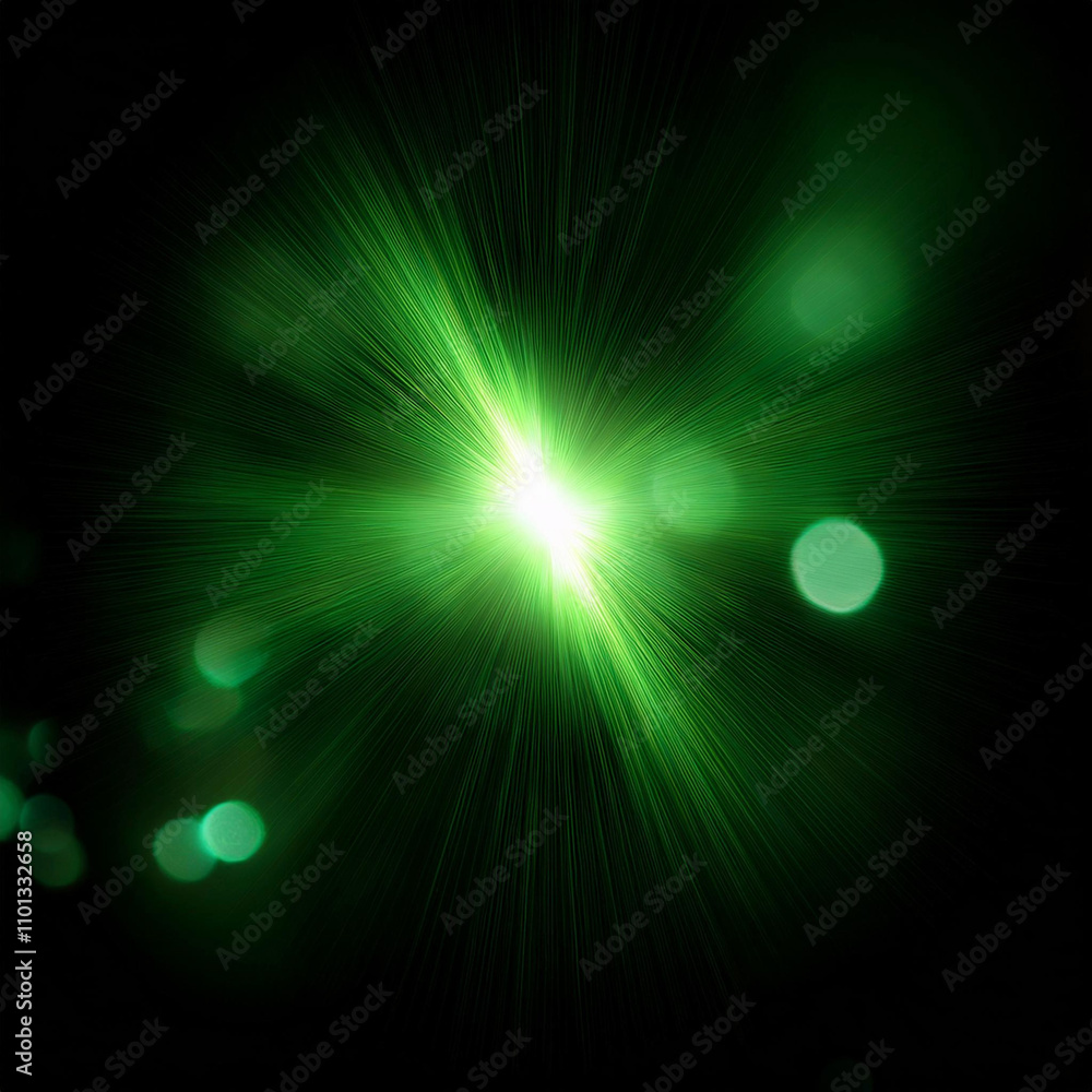Fototapeta premium Grainy Gradient Noise Texture Banner Poster Design with Green Blue and White Abstract Backdrop