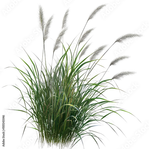 Wallpaper Mural Reed Grass, Generative AI	 Torontodigital.ca