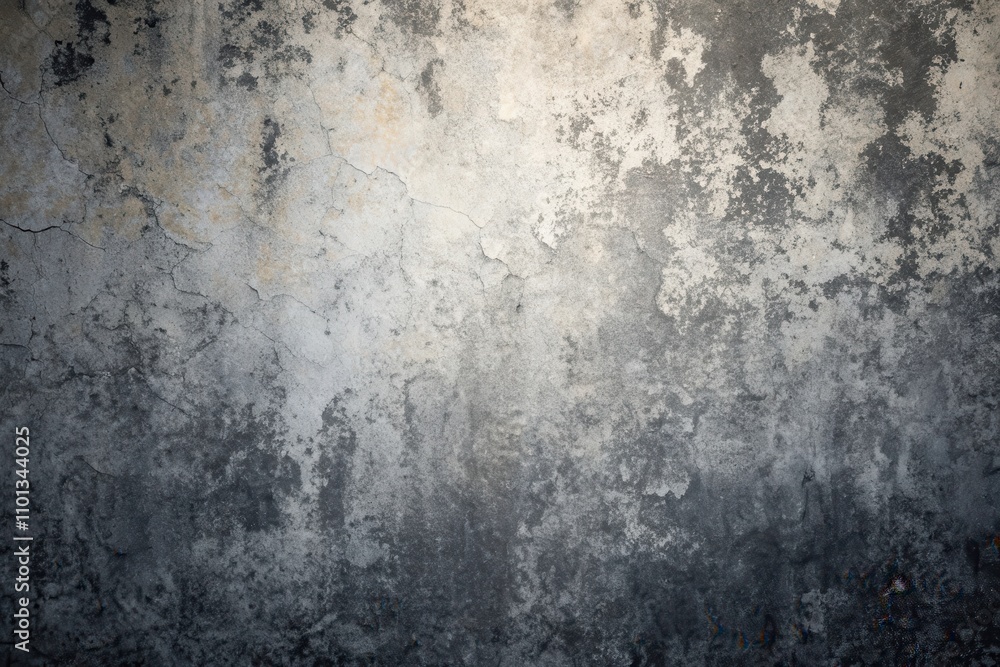 Obraz premium Aged Weathered Wall Texture A Grunge Background of Cracked and Patched Surface