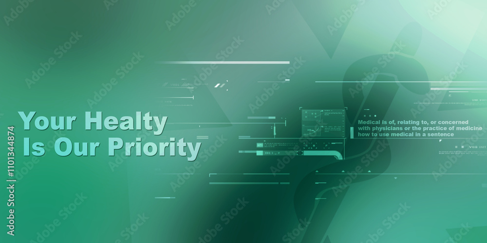 Fototapeta premium 2D illustration medical structure background