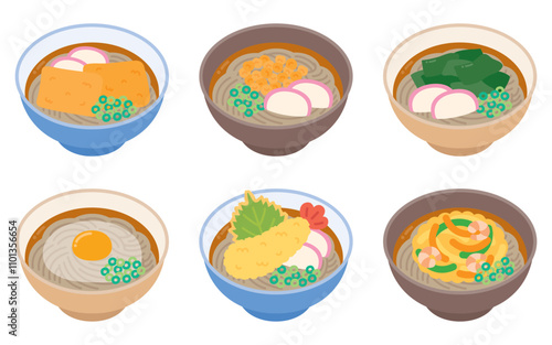 温かいそばセット