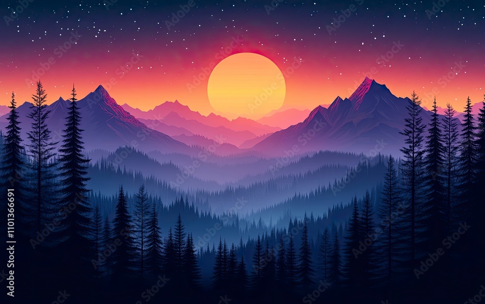 sunrise in mountains sunrise in mountains