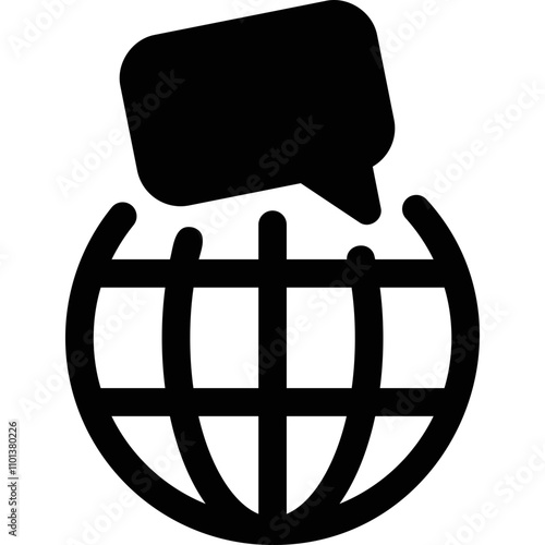 Simple vector icon Internet