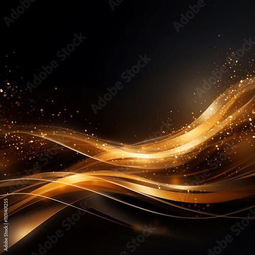 Premium abstract gold color background