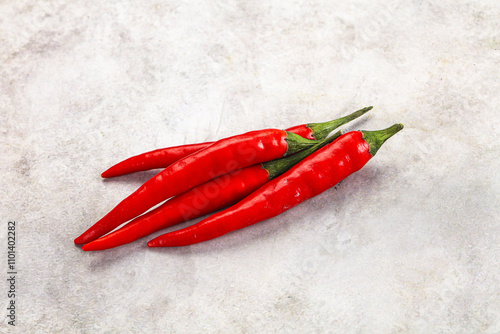 Spice ripe red chili pepper