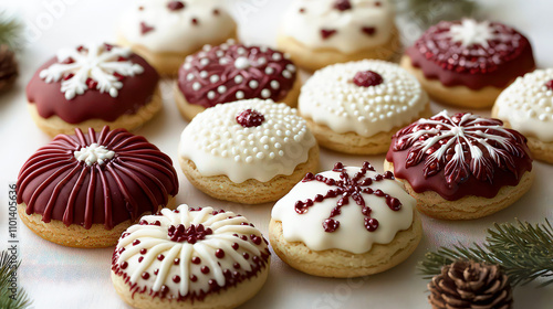 Various kinds of Christmas cookies