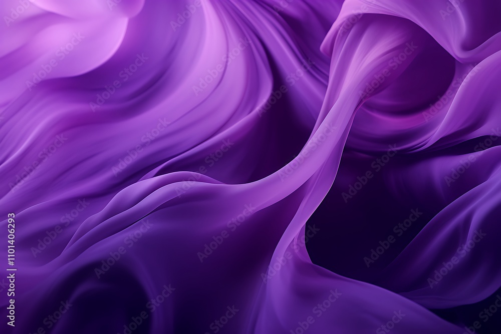 Obraz premium Abstract purple background with wave shapes
