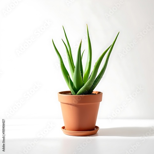 cactus in flowerpot