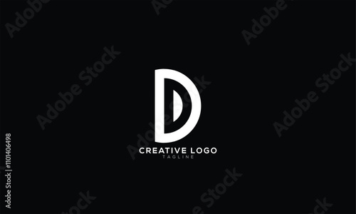 D DD DDD Abstract initial monogram letter alphabet logo design photo