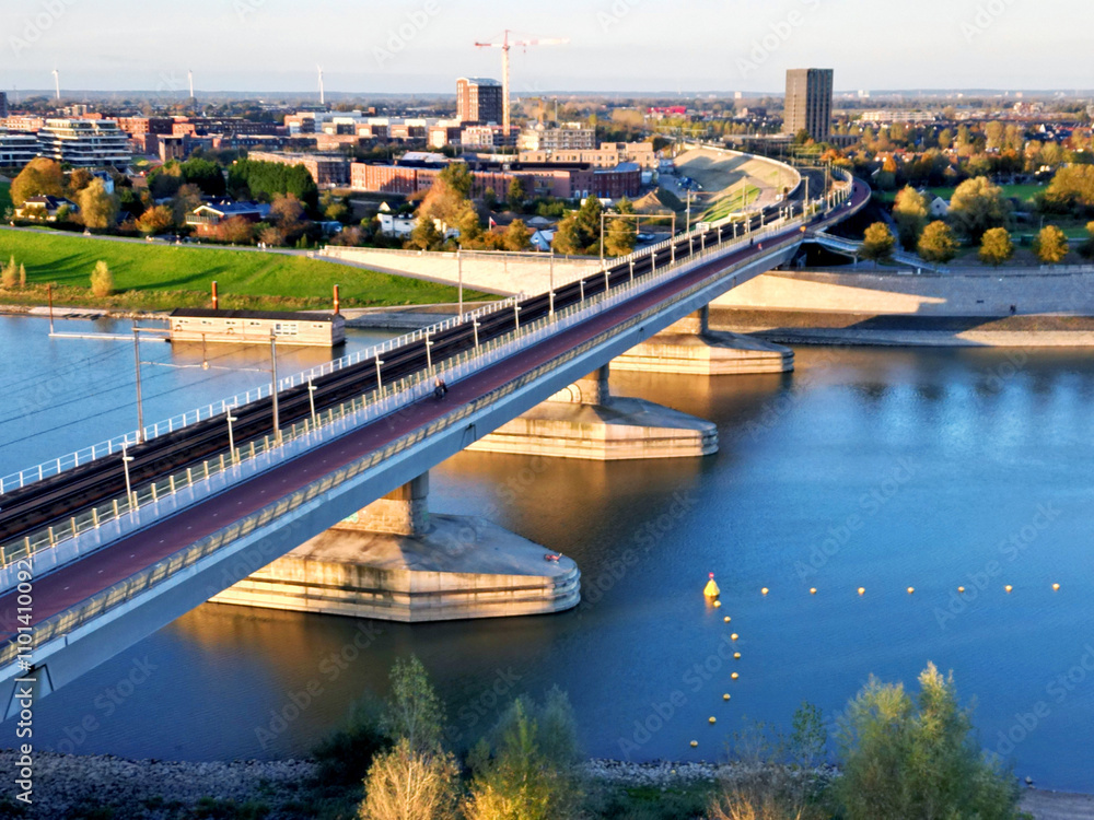 Fototapeta premium Nijmegen Gelderland Nederland City