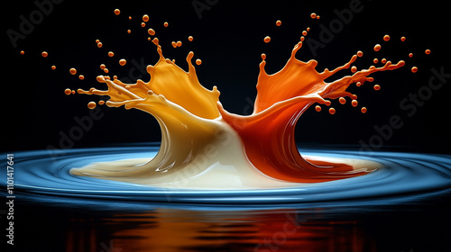 Liquids and splahes photo