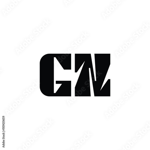 Free Download GN monogram logo design letter text name symbol monochrome logotype alphabet character simple logo - GFXLoad