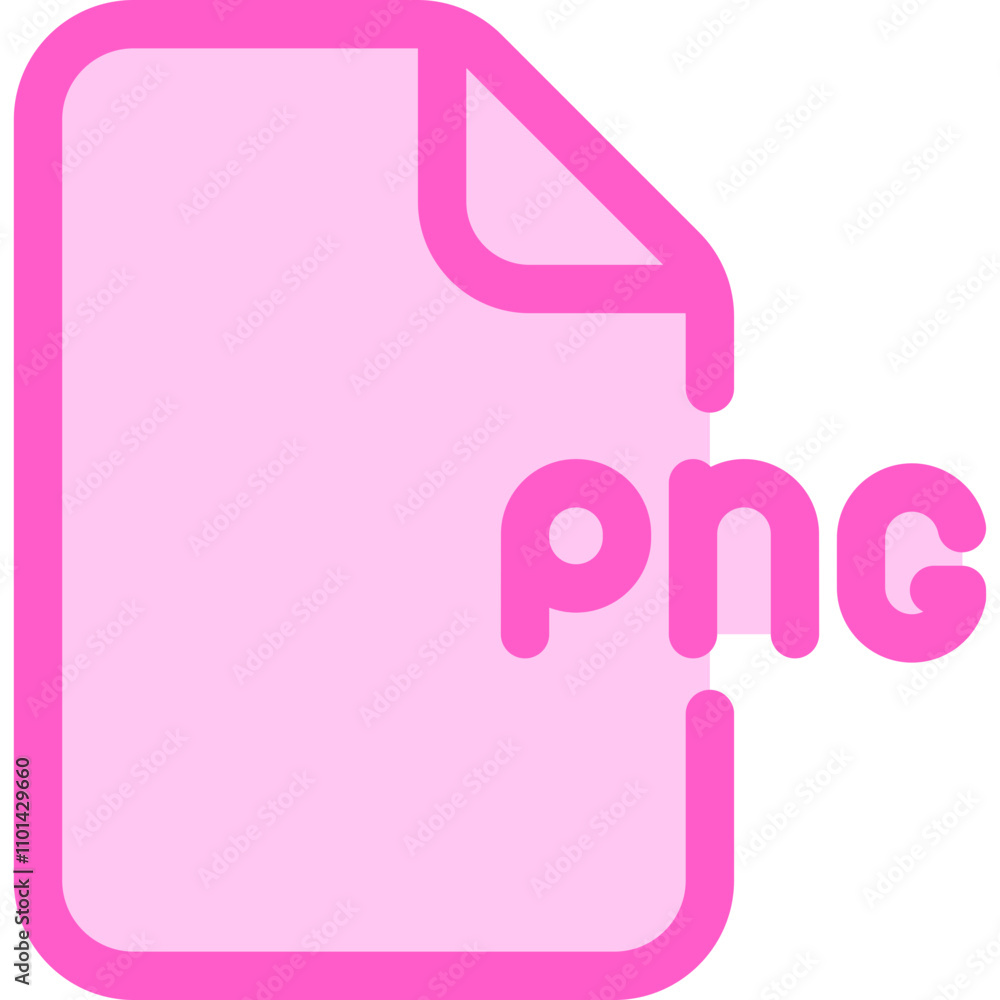 Graphic representation of a file with a pink outline displaying the png file format in bold text Graphic representation of a file with a pink outline displaying the png file format in bold text