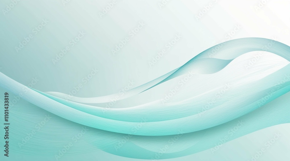 Obraz premium Abstract Gradient Background with Delicate Waves.