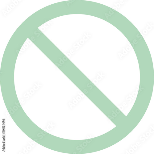 Restrict icon logo design