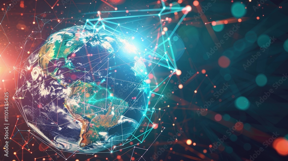 background with globe background with globe