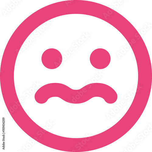 Emoji Sick icon logo design