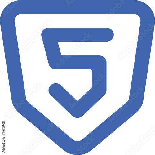 Html icon logo design