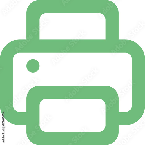 Printer icon logo design
