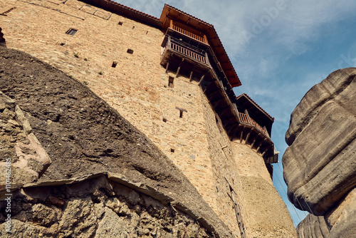Saint Nicholas Anapafsas Monastery in Meteora, Greece