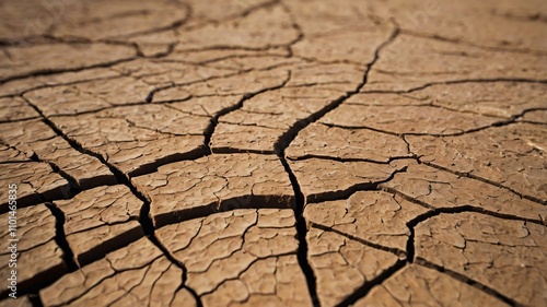 dry cracked earth