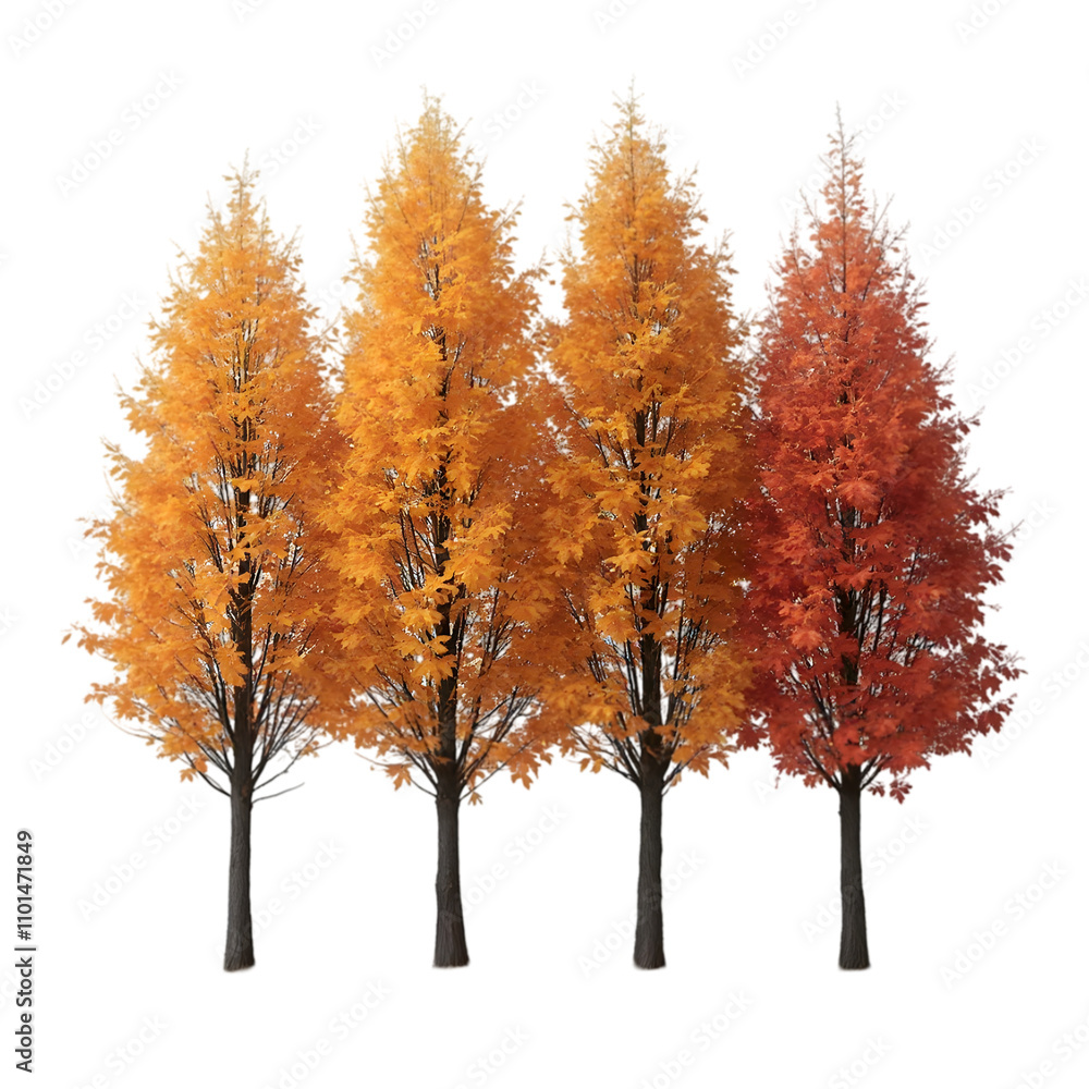 Autumn Trees in Vibrant Colors Nature Park Photography Outdoor Setting Close-Up View Seasonal Change and Beauty Autumn Trees in Vibrant Colors Nature Park Photography Outdoor Setting Close-Up View Seasonal Change and Beauty