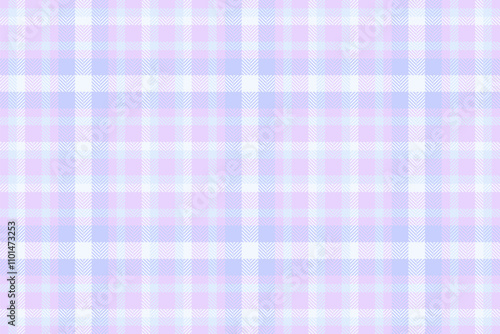 Strong background fabric pattern, paint plaid textile texture. Woven vector seamless tartan check in light and alice blue colors. photo