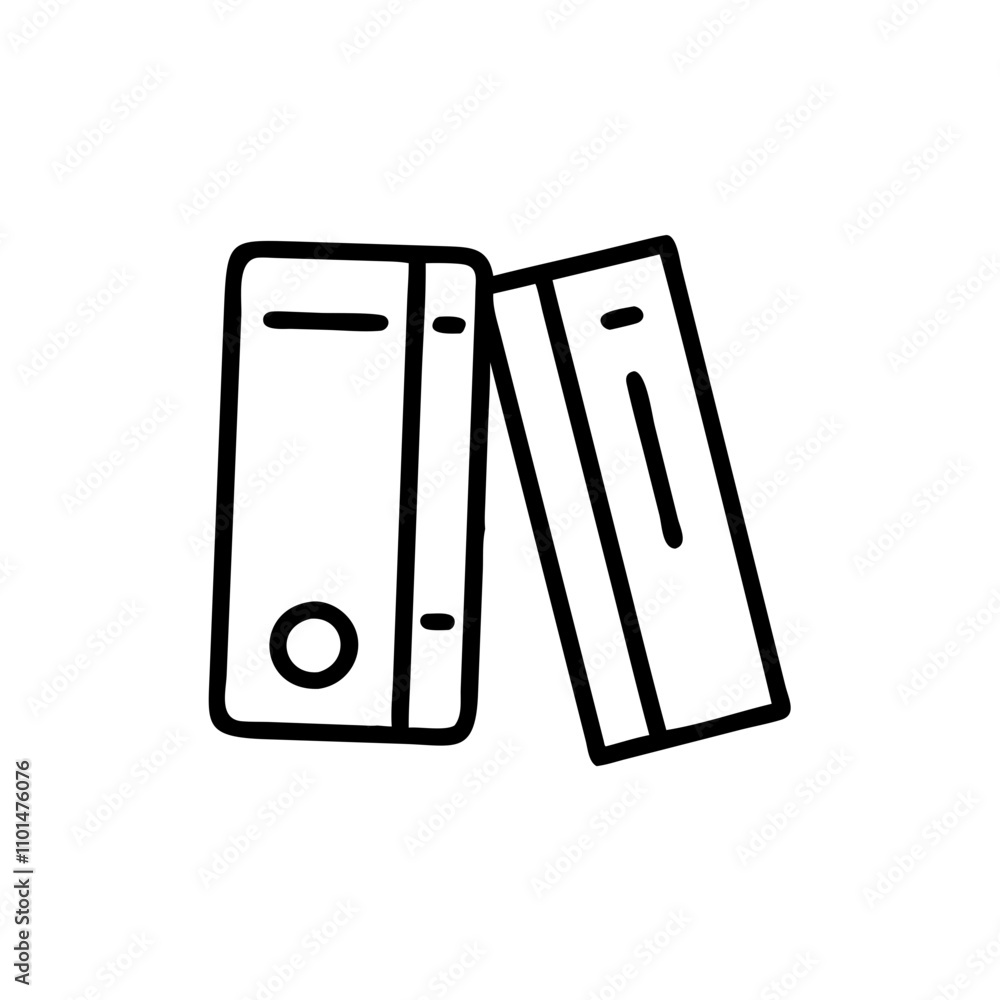 File binders icon for organizing documents File binders icon for organizing documents
