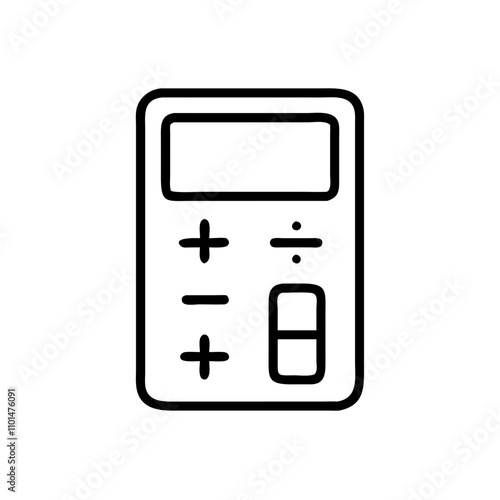 Calculator icon for financial and mathematical tasks