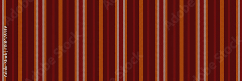 Towel lines seamless fabric, duvet vertical texture background. Straight vector pattern stripe textile in red and bright colors.