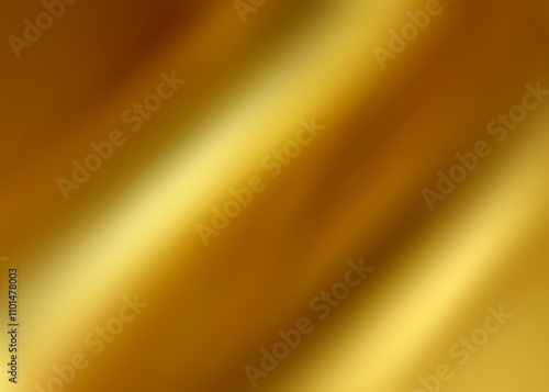 Golden background, Gold foil texture, Metallic gradient sheet, Metal effect.
