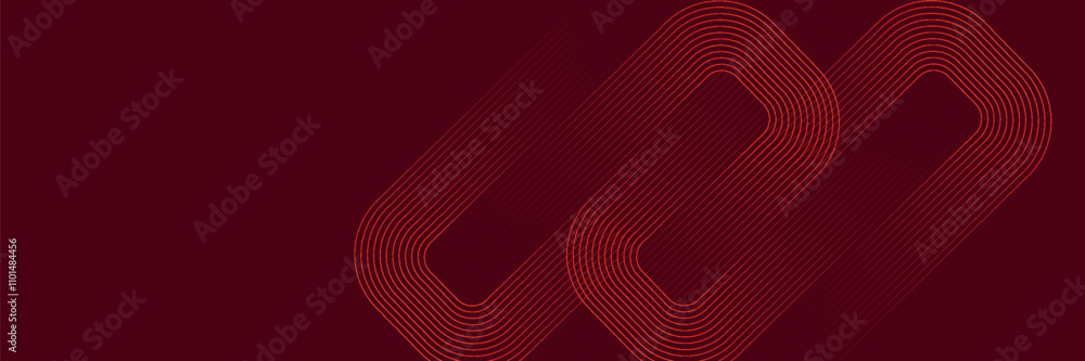 Red abstract background with shiny geometric lines. Modern shiny orange lines pattern. Futuristic technology concept. Horizontal banner template. Red abstract background with shiny geometric lines. Modern shiny orange lines pattern. Futuristic technology concept. Horizontal banner template.