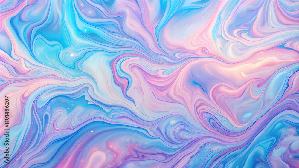 Fototapeta premium A grainy iridescent holographic gradient background
