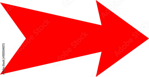 Red arrow direction icon