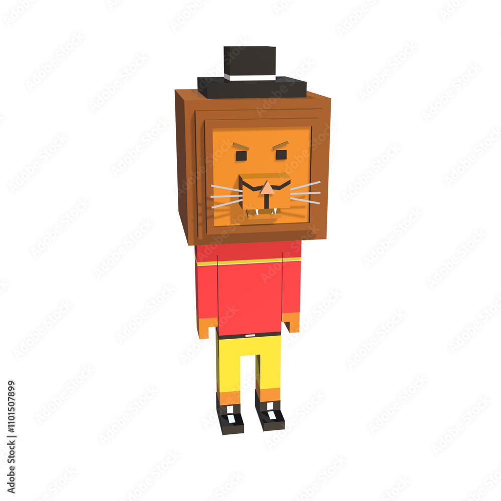 Lion 3D Ilustration Lion 3D Ilustration