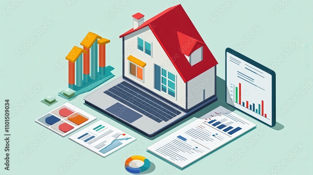 Real Estate Market Analysis Showing Growth Trends Real Estate Market Analysis Showing Growth Trends
