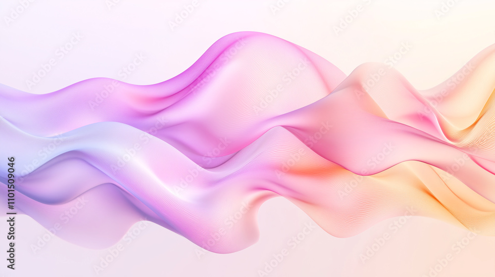 Abstract Pastel Gradient Waves - Soft Flowing Colorful Fluid Background Design with Modern Minimalistic Texture and Elegant Smooth Curves Abstract Pastel Gradient Waves - Soft Flowing Colorful Fluid Background Design with Modern Minimalistic Texture and Elegant Smooth Curves